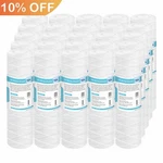 25 Pack 10" X 2.5" String Wound Sediment Water Filter Whole House Ro Replacement. Fixed Price $29.69.