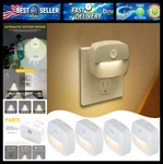 Sossi Motion Sensor Night Light Plug In 4 Pack,10-60lm Stepless Dimming,3. Fixed Price $31.99.