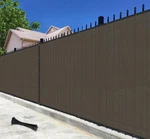 Bynbbur 4'x50' Brown Privacy Fence Screen Net 90% Uv Blockage Windscreen. Fixed Price $74.68.
