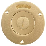 Hubbell Wiring Device-kellems S2525 Box Cover, Floor Type, 1 Gang, Brass. Fixed Price $56.55.