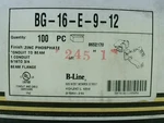 Cooper B-line Bg-16-e-9-12 Conduit To Beam Fastener (100 Pcs)-new In Box. Fixed Price $86.69.