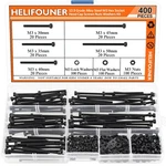 400 Pieces M3 X 30mm /35mm /40mm /45mm /50mm, Hex Socket Head Cap Metric Screws. Fixed Price $16.20.