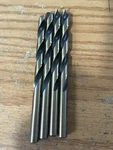 (4) Norseman 9/32" Hi-molybdenum Steel 135 Split Point Black & Gold Finish. Fixed Price $20.00.