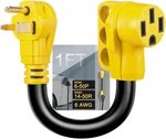 Nema 6-50p To 14-50r Ev Charger Adapter Cord, Stw 6awg 50 Amp 240v/250 Volts, 3-. Fixed Price $38.15.