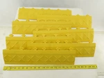 Ergo 33vl87 Mat Ramp Edging Yellow 4" X 18" Lot Of 7. Fixed Price $77.99.