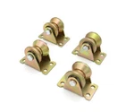 4 Pcs Color Zinc Plating 1.2" Vgroove Track Wheel Sliding Door Roller For. Fixed Price $23.20.
