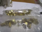 3/8"-16 X 3/4" Brass Slotted Flat Head Machine Screw Qty 20. Fixed Price $25.00.