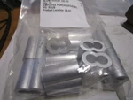 3/8" Aluminum Wire Rope Swage Sleeve Qty 10. Fixed Price $20.00.