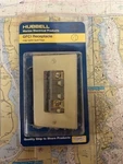 Hubbell #gfrst52mi Gfci Receptacle Outlet, 15 Amp 125v Straight Blade.. Fixed Price $36.00.