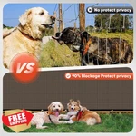 Cisvio 6x50ft Privacy Screen Fence 90% Blockage Brown. Fixed Price $79.99.