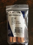 Radnor Rad64002706 Nozzle,copper, 5/8 Bore, Tweco Style, Package Of 2 New. Fixed Price $10.99.