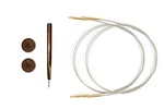 Lantern Moon Swivel Interchangeable Knitting Needle Cords - 8" To Make 16" With. Fixed Price $9.00.