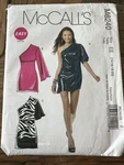 Mccalls M6240 Misses One Shoulder Mini Dress Size 14-20 Uncut Easy. Fixed Price $7.95.