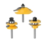 Yougfin Router Bit 3pcs, 1/4" Shank Round Over Cove Set For Woodwo.... Fixed Price $39.53.