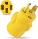 Nema 6-50p To 14-50r Rv Electrical Power Adapter 240v Compact 50amp 3-prong M.... Fixed Price $48.55.