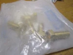 1/2"-13 X 1-1/4" Brass Hex Cap Screw Qty 5. Fixed Price $25.00.
