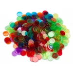 500-pk Of 3/4" Bingo Game Chips. Counting, Sorting, Science, Educational Markers. Fixed Price $10.98.