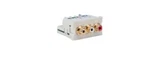 Leviton White Mos Wallplate 3-port Rca Audio Video Jack Insert Module 41292-aet. Fixed Price $20.20.