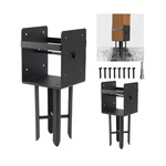 2 Pack 6"x6" Heavy Duty U-shape Wet Concrete Fence Post Holder,thickness 0.12.... Fixed Price $61.81.