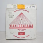 Roppe Commercial Grade 1/8 " Thick Vinyl Cove Base C25c53p150-022 Dark Gray 120'. Fixed Price $118.98.