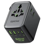 Epicka Pulse Duo 65w Universal Travel Adapter, International Power Black. Fixed Price $70.05.