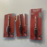 Milwaukee 49-56-7010 3/8" Shank Small Hole Saw Arbor With Pilot Drill Bit Lot 4. Fixed Price $27.50.