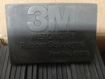 50 3m 05518 Wetordry Rubber Squeegee, Automotive, 2x3in, Pk50, Professional Use. Fixed Price $72.42.