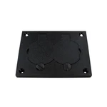 Wiremold 828pr-blk Nonmetallic Duplex Cover Plate, Black. Fixed Price $37.00.