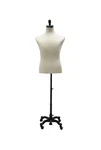 (jf-33m01+bs-wb02t) Roxydisplay Male Body Form With Jesery Cover + Cast Iron .... Fixed Price $234.53.