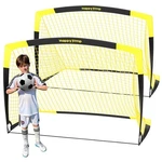 Happy Jump 7x5 Ft & 5x3.6 Portable Soccer Goal For Youth Players Ages 6–. Fixed Price $91.56.