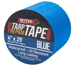 4"x25' Blue Vinyl Tarp Repair Tape Kit For Canvas, Tent, Awning, Boat Cover. Fixed Price $35.99.