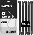 Zip Ties 12 Inch Heavy Duty With 120 12" 120lb (100 Pack), Black. Fixed Price $14.52.