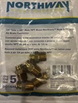 1/4" Tube X 3/8" Male Npt Brass P-t-c Dot Air Brake Connector Qty 5. Fixed Price $24.30.
