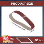 Kozelo 10 Sanding Belts 2x27" 60 Grit Aluminum Oxide Abrasive Paper. Fixed Price $20.00.