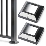 2 Pcs 2.5x2.5(actual: 2.5"x2.5") Aluminum Deck Post Base Cover, For Railings,.... Fixed Price $55.44.