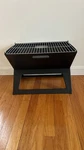 Fire Sense Black Notebook Charcoal Grill Heavy Duty 14 Inch Steel Construction. Fixed Price $22.00.