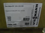 Viessmann 7664145 Flue Elbow 90 Degree Cg 110/160. Fixed Price $39.95.