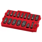 Milwaukee 49-66-6815 Impact Socket 3/8 Dr 17pc Sae Set. Fixed Price $115.47.