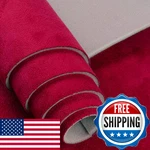 Yokkip Red Suede Headliner Fabric - 96" L 60" W Auto Head Liners, Tube. Fixed Price $80.44.