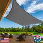 Kanagawa Sun Shade Sail 12'x16' Dark Gray Rectangle Uv Block Canopy Awning Shelt. Fixed Price $100.41.