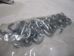 #8 1"l-inside .120"-wire 46lb-wll Zinc Plated S-hook Qty 30. Fixed Price $10.00.