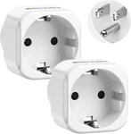 Lencent 2 Pack Europe To Us Plug Adapter,european Usa Adapter, American Outle. Fixed Price $21.02.