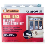 Frost King V75h Window Insulation Kit, Extra Large, 62" X 210" Box Unopened New. Fixed Price $7.99.
