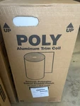 Poly Aluminum Trim Coil, Smooth Polyester Baked Enamel Finish 24 W/50ft Length. Fixed Price $100.00.