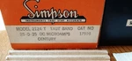 Simpson 17596 / Model 2124 T (new In Box). Fixed Price $99.99.