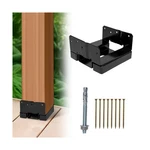 10pcs 6x6 Post Base For Concrete, Heavy Duty Anchor 5.5x5.5 Woo.... Fixed Price $60.71.