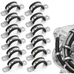 12 Pack 304 Stainless Steel Rigid Conduit Strap P-clamps 5-1/2"(140mm) Rubber.... Fixed Price $37.07.