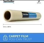 Tapemanblue Carpet Protection Film 36 X 200 Roll Floor Protector New Adhesive. Fixed Price $39.99.
