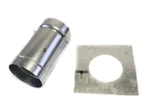 Ruskin Fdr25 Galvanized Steel 8 Round Fire Damper - Dynamic Systems New. Fixed Price $119.00.