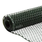 Boen - Plastic Hex Chicken Wire Mesh Temporary Fence Roll 4 X 50 Green. Fixed Price $86.54.